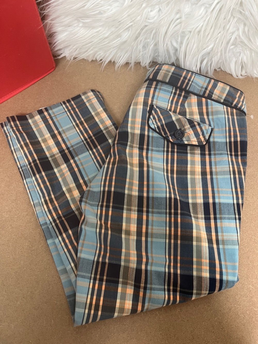 90’s Y2K Boom Boom Jeans Plaid Cropped Pants Retro